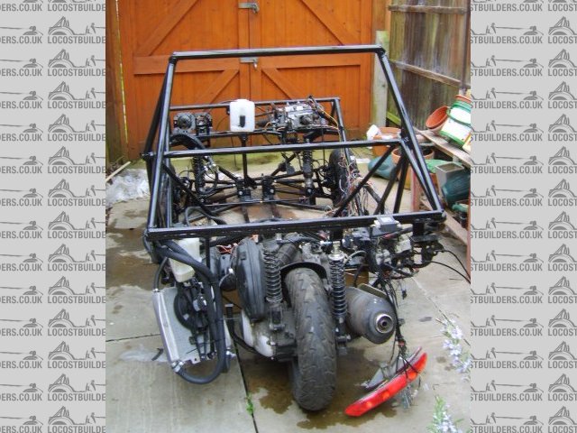 assembled chassis rear